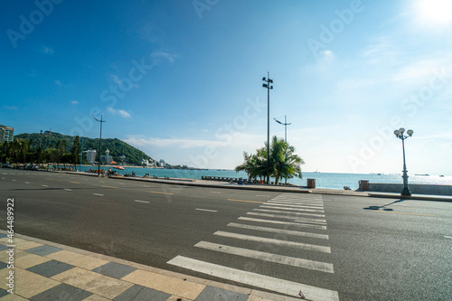 park in Front beach of Vung Tau city, Vietnam