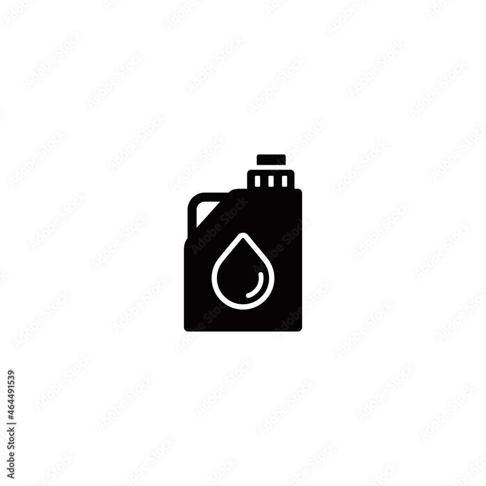 Car oil simple flat icon vector illustration Car oil simple flat icon vector illustration
