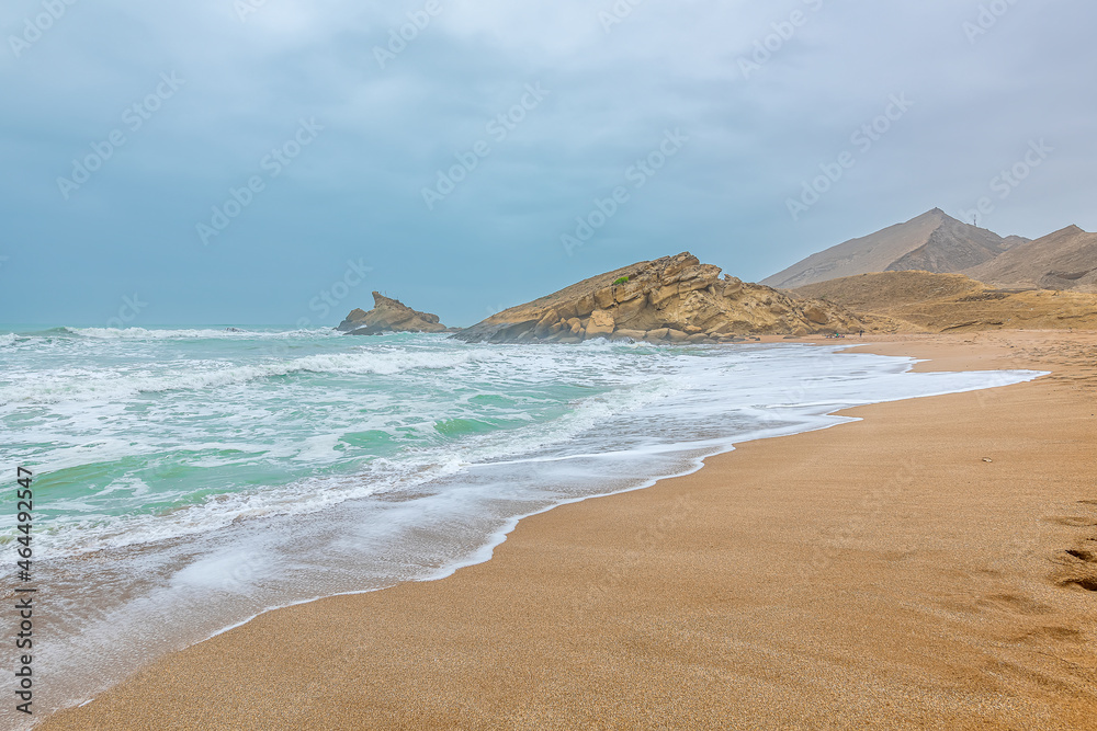 Kund Malir Beach, Makran coastal highway Balochistan, Pakistan. Selective Focus