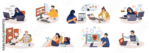 Computer People Danger Set