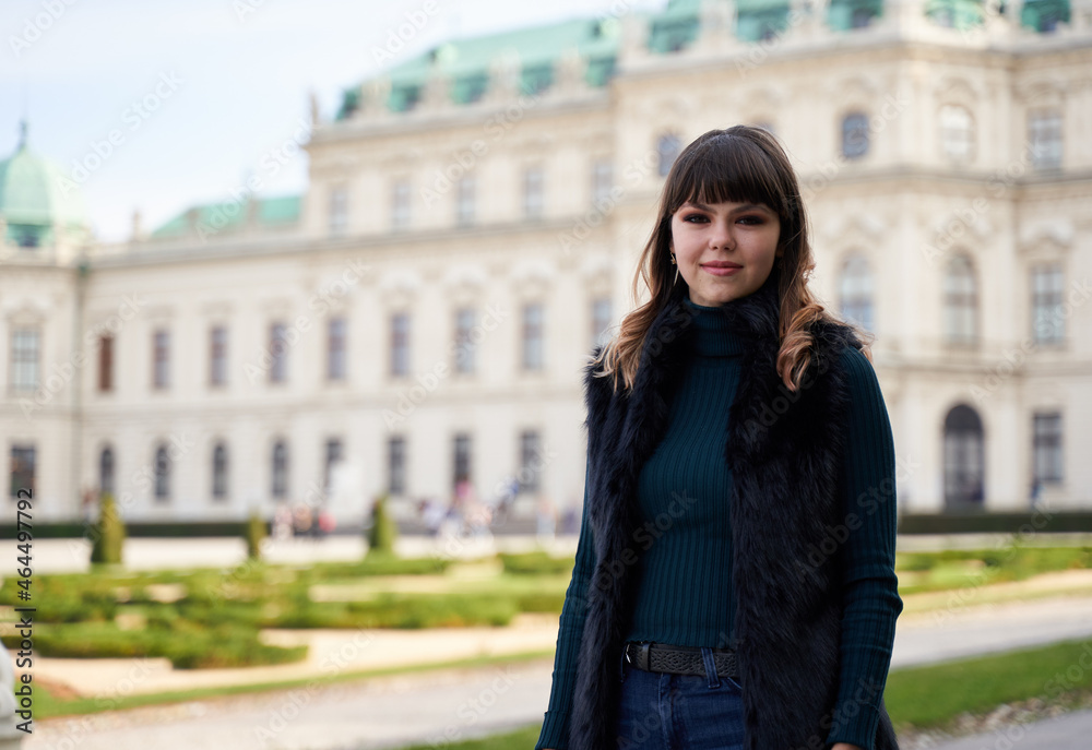 Young woman in urban environment