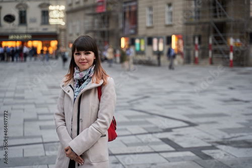 Young woman in urban environment