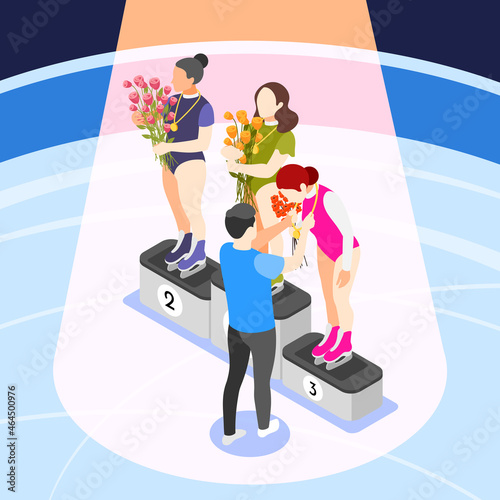 Olympic Victory Congratulation Composition