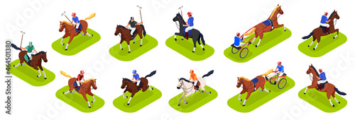 Equestrian Sport Concept Set
