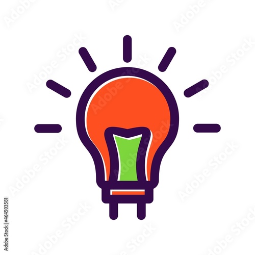 Idea Filled Vector Icon Design