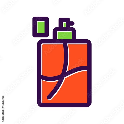 Perfume Filled Vector Icon Design