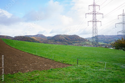 landscape in the mountains in Switzerland