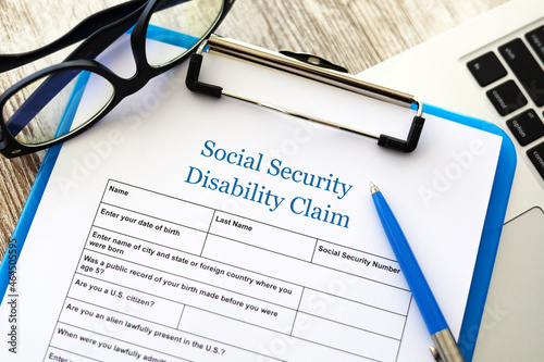 Claim Form Social Security Insurance Benefits Employment And Labor photo