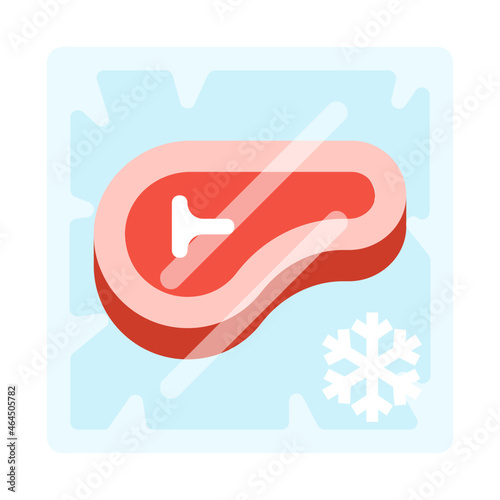 meat flat icon