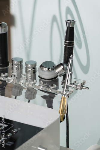Close-up photo of Facial Machine, a perfect multifunctional system for popular, safe, and effective treatments