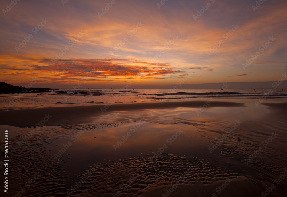 Sunrises on the coast of South Vietnam