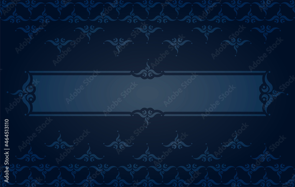 Thai pattern template vector background