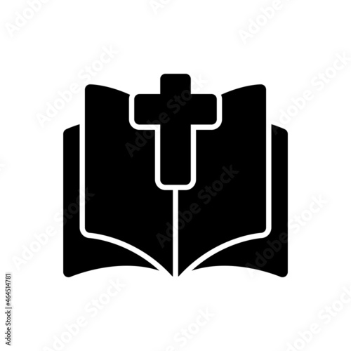 Christian bible icon vector, bible symbol in line style, book vector different style vector illustration.