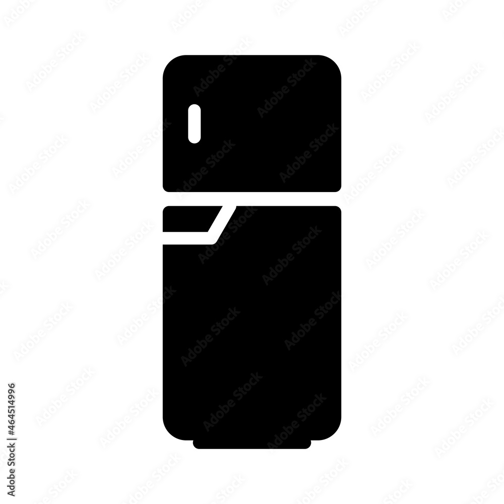 Refrigerator fridge icon vector design template Refrigerator fridge icon vector design template