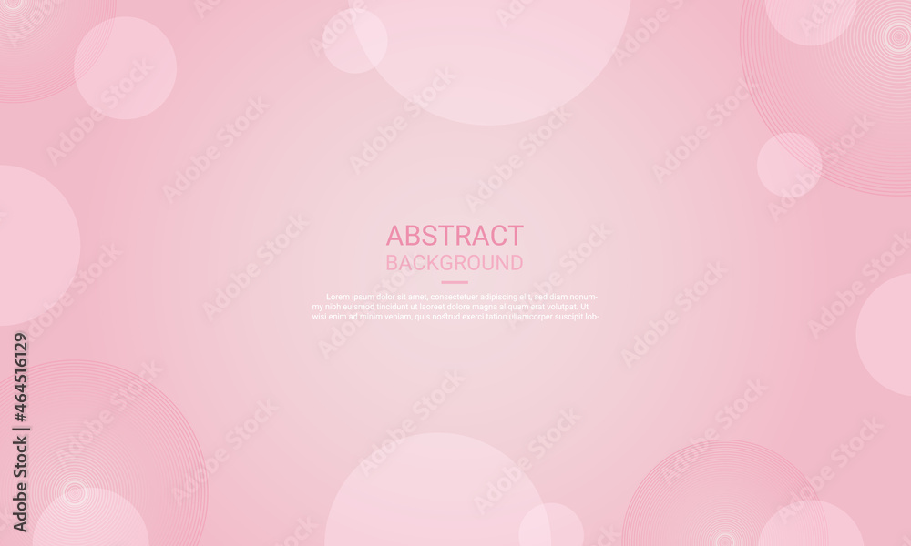 Abstract pastel pink background with gradient circle.