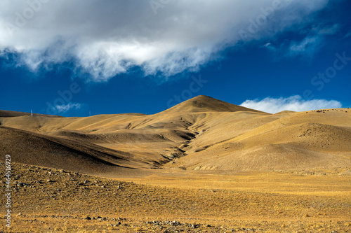 clouds above the top of mountains