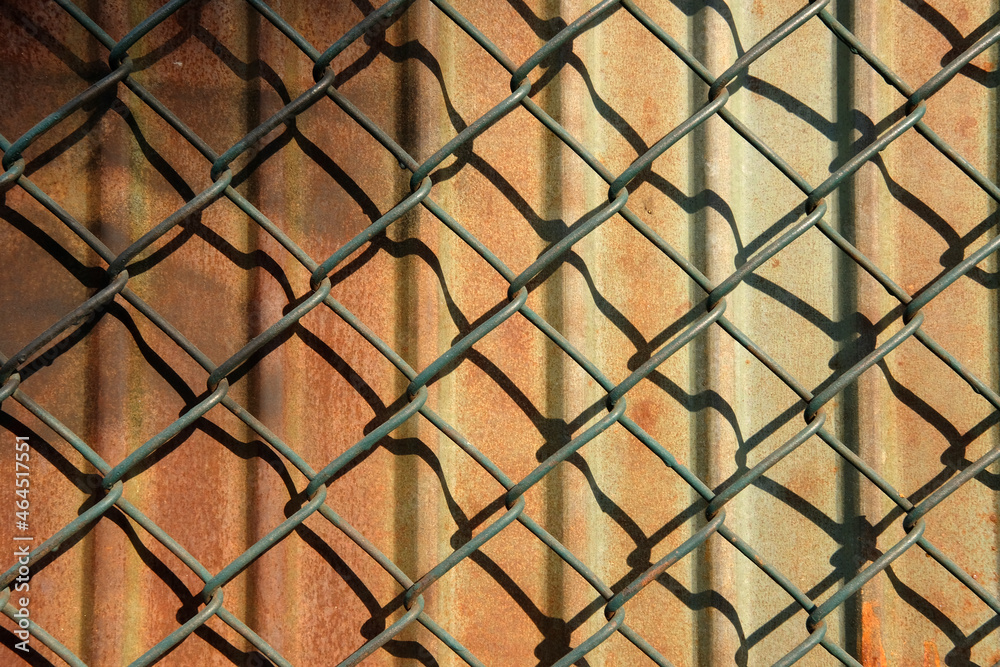 Fototapeta premium metal grid background