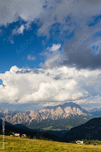 Fototapeta Naklejka Na Ścianę i Meble -  Landscape near Passo Giau in Dolomites, Italy