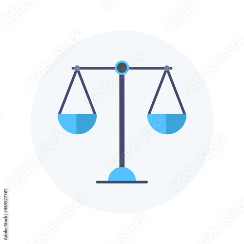 Measure , measurement , justice Icon Vector For Web, Presentation, Logo, Infographic 