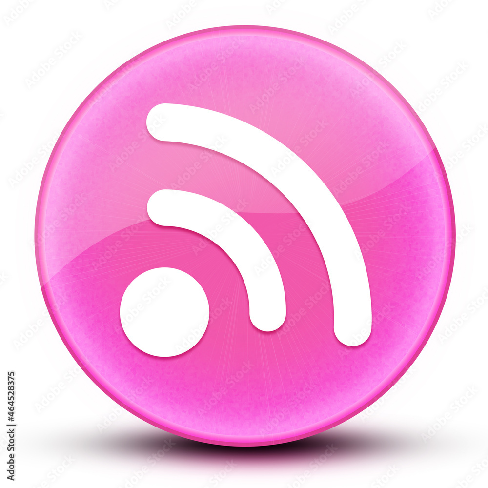 Network eyeball glossy elegant pink round button abstract Network eyeball glossy elegant pink round button abstract