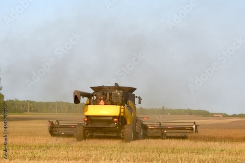 combine harvester working on a field © Murray