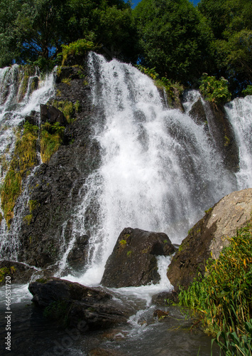 Fototapeta Naklejka Na Ścianę i Meble -  Shakinsky waterfall, which is 18 meters high. It is located in the Syunik region of Armenia