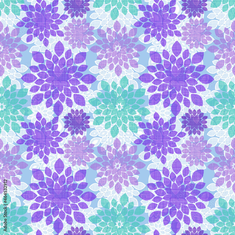 Purple Floral Pattern Design Background Purple Floral Pattern Design Background
