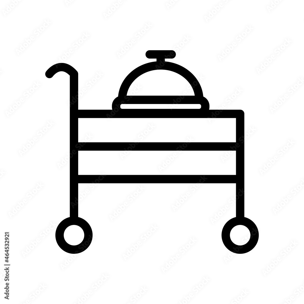 Hand Holding Serving Tray Icon - Illustration Hand Holding Serving Tray Icon - Illustration