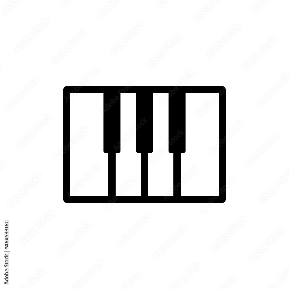 Piano Keys Icon Design Vector Template Illustration Sign And Symbol Piano Keys Icon Design Vector Template Illustration Sign And Symbol