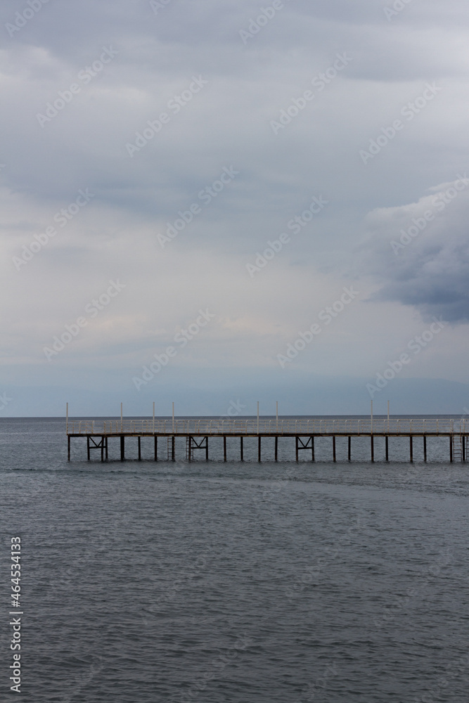 pier in the sea