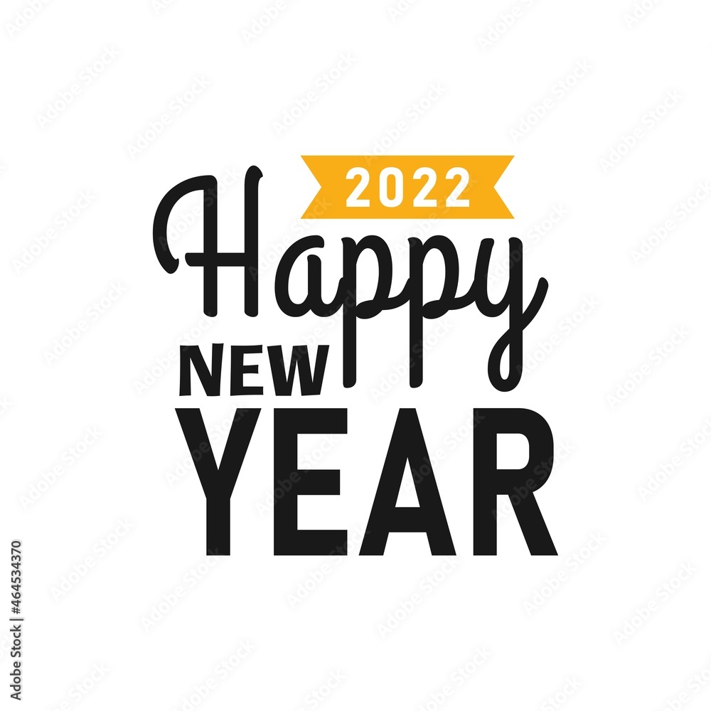 Happy New Year 2022 Lettering Happy New Year 2022 Lettering