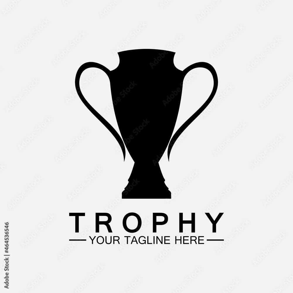 Trophy vector logo icon.champions trophy logo icon for winner award logo template Trophy vector logo icon.champions trophy logo icon for winner award logo template