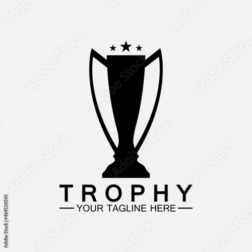 Trophy vector logo icon.champions  trophy logo icon for winner award logo template