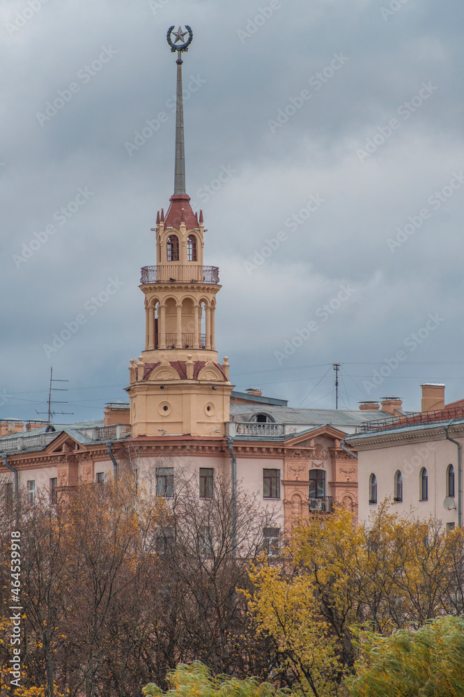 Fototapeta premium Minsk historical city center.