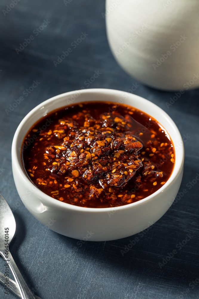Homemade Spicy Red Asian Chili Crunch Spice Homemade Spicy Red Asian Chili Crunch Spice