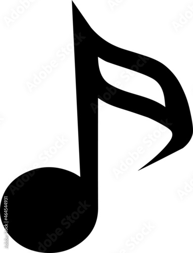 black sheet music with white background