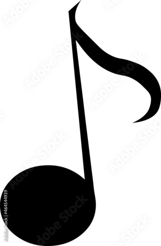 black sheet music with white background