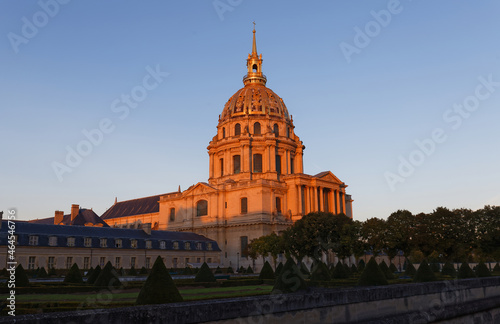 The cathedral of Saint Louis at sunset, Paris. © kovalenkovpetr