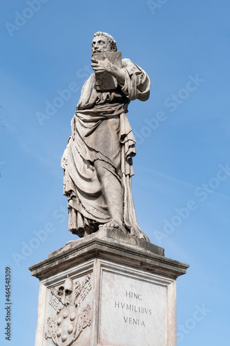 detalle de Estatuas Ponte Sant  Angelo