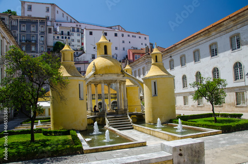 Famous Jardim da Manga building in Coimbra, Portugal