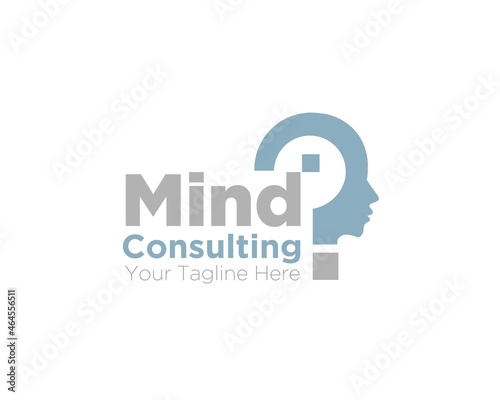 mind therapy psychology logo designs for medical service and consultation
