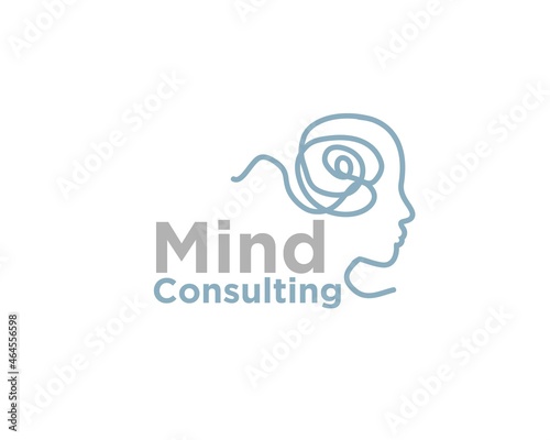 mind consulting psychology logo designs for medical service logo