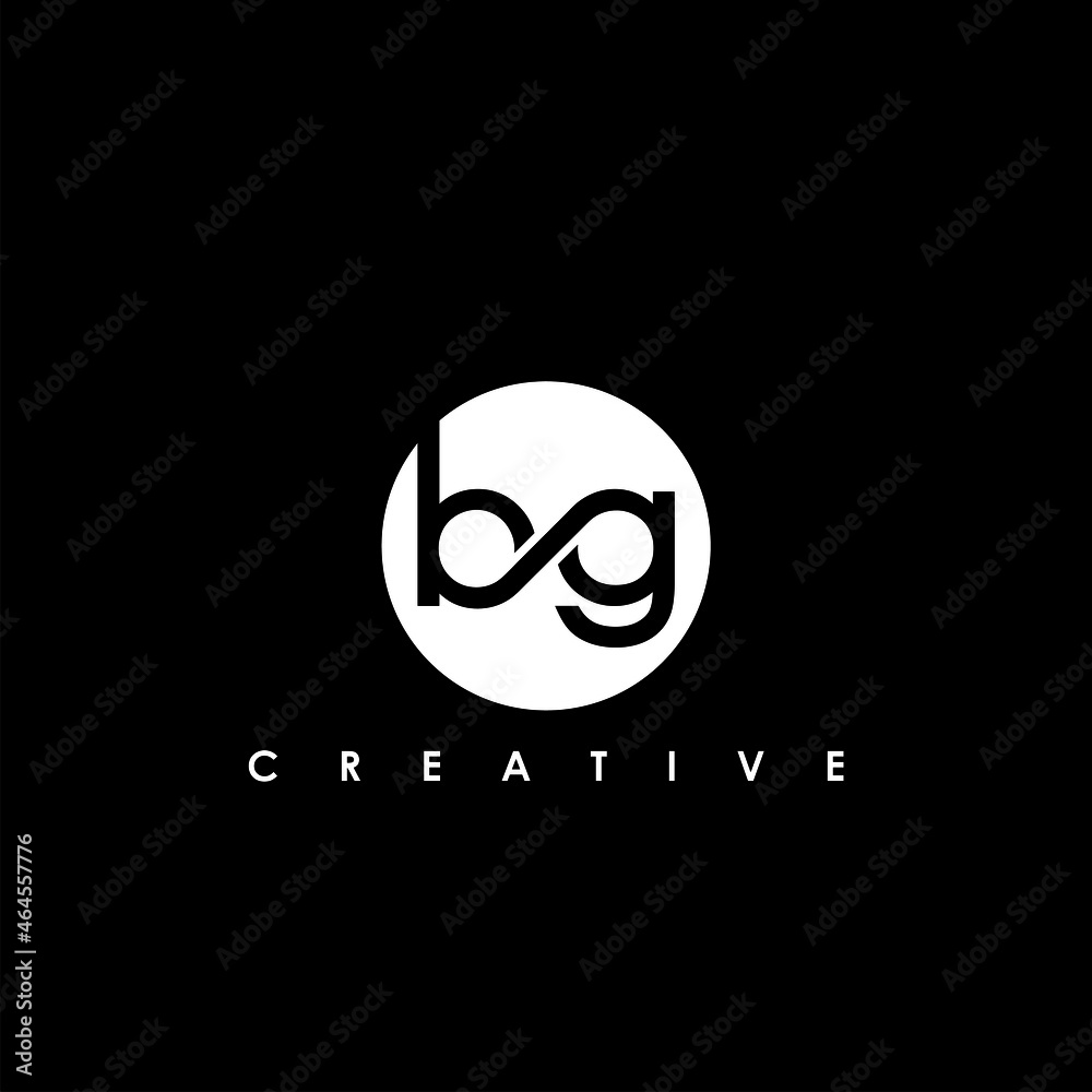BG Letter Initial Logo Design Template Vector Illustration BG Letter Initial Logo Design Template Vector Illustration