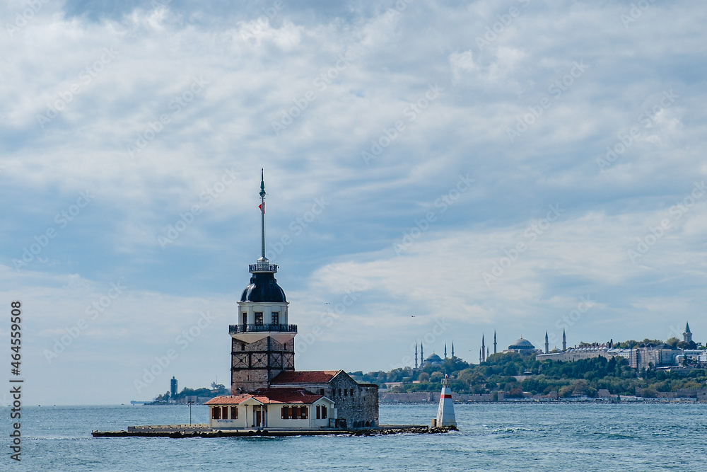 The Maiden's Tower in the Bosphorus, Istanbul, Turkey The Maiden's Tower in the Bosphorus, Istanbul, Turkey