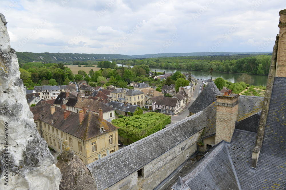 La Roche-Guyon Castle in the Loire Valley