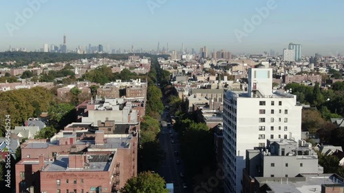 Aerial of Flatbush, Brooklyn July 2022 photo