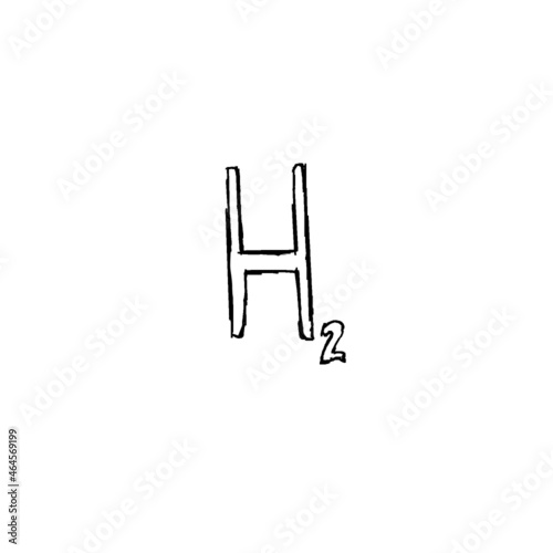 hydrogen molecule (sketch)