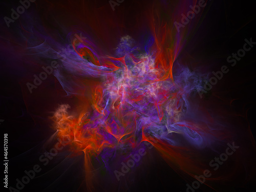 surreal futuristic digital 3d design art abstract background fractal illustration for meditation and decoration wallpaper