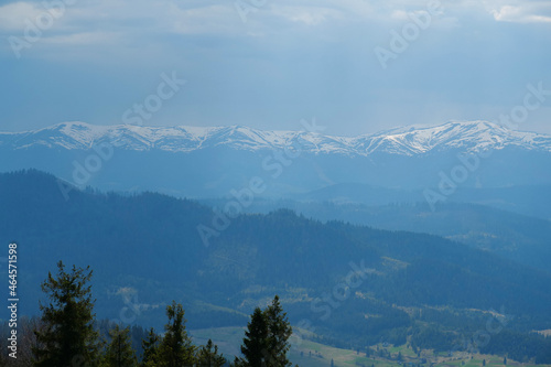 View of Carpathian Mountains in Ukraine, Polonina Borzhava © Harmony Video Pro
