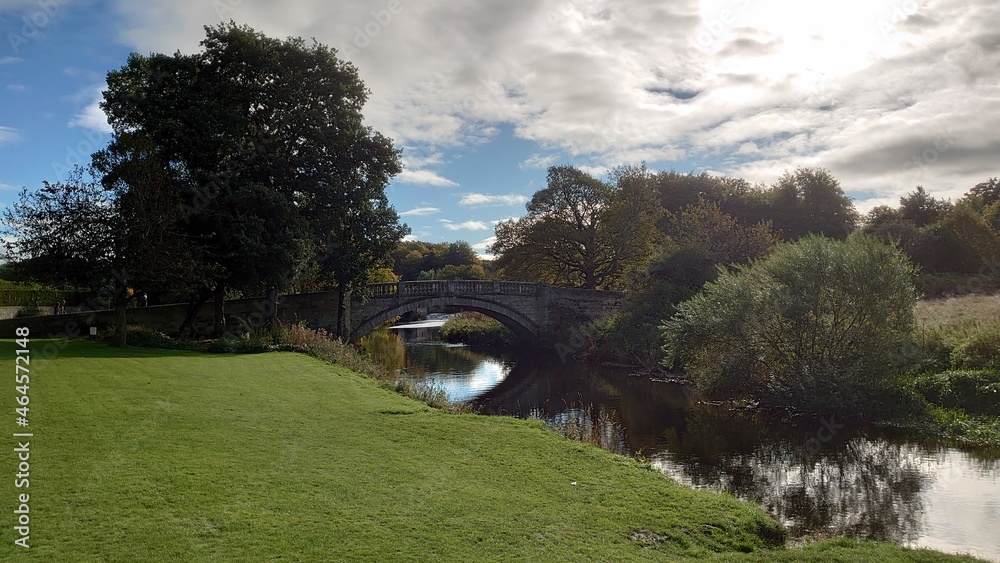 Naklejka premium view of the park pollok park